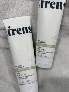 Being Frenshe Balance & Harmony Milky Body Lotion, Bergamot Cedar (2 PACK)